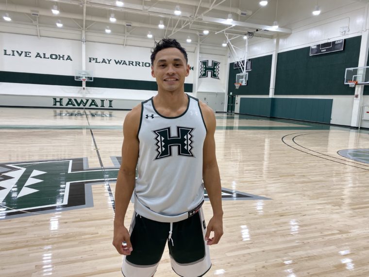 Men's Green Hawaii Warriors Basketball Jersey